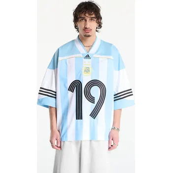 cyklistický dres Dres adidas Jersey Clear Blue/ White/ Black M
