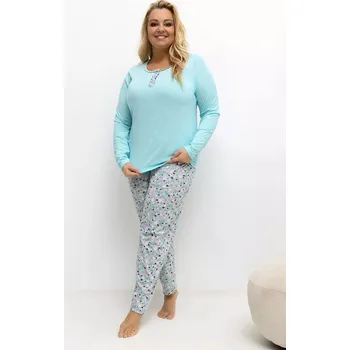 Pánské pyžamo Pohodlná pyžama pro plnoštíhlé model 221184 Forever Pink 4XL