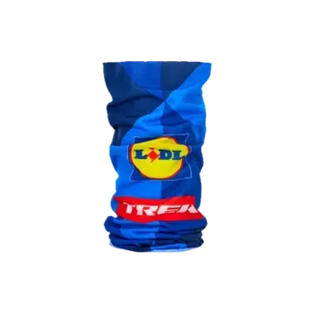 Cyklistické oblečení Trek cyklistický nákrčník Santini týmu Lidl-Trek, tmavě modrá/žlutá, one size