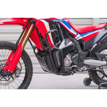 Rám pro motocykl Velké padací rámy Honda CRF 300 Rally (2021-2025) černé Yakk EXP