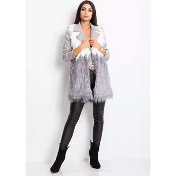 Dámská vesta Vesta AT KZ 04201.97P bílá šedá L/XL