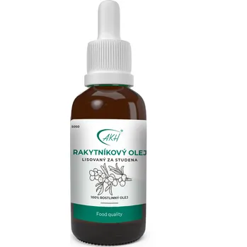 Rostlinný olej AKH Rakytníkový olej lisovaný za studena 200 ml