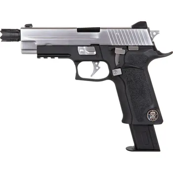 Airsoftová zbraň Airsoftová pistole P-VIRUS F226 - černá, celokov, GBB, WE