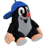 Moravská Ústředna - Krtek 31 cm sedící, kšiltovka modrá, plyšová hračka