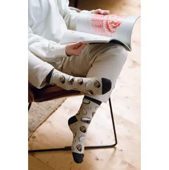 Ponožky 159-092 Melange Light Beige - Steven 35/37