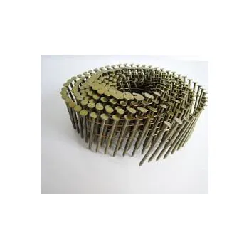 Hřebík Hřebíky ve svitku FAC, BDC, RNCW, CNW HLADKÉ s roztečí 8mm Rozměr hřebíků: 2,50x75, Váha v kg: 19.5