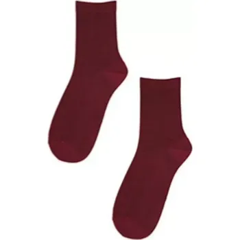 Pánské oblečení PERFEKTNÍ DÁMSKÉ HLADKÉ PONOŽKY bílá 33/35