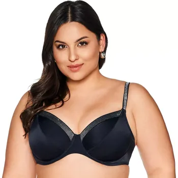 Dámské plavky Horní díl plavek 225 black plus - AVA černá 85/H