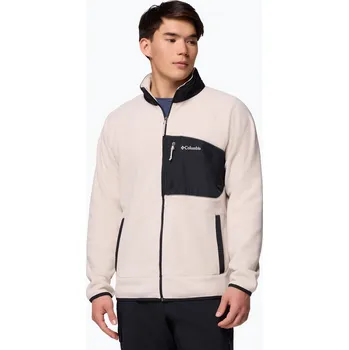 Pánské oblečení Pánská fleecová mikina Columbia Fast Trek Overlay Full Zip dark stone/black