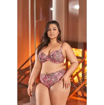 Dámské plavky Plavková podprsenka Ava SK 216 Pink Maxi s plnými košíčky růžová 100F