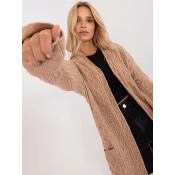 Dámský svetr Cardigan AT SW 2366.61 camel jedna velikost