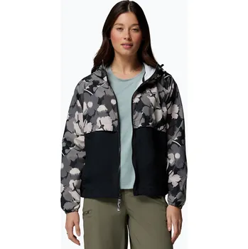Dámská bunda Dámská větrovka Columbia Spire Valley Printed Windbreaker black ikatbloom print/black