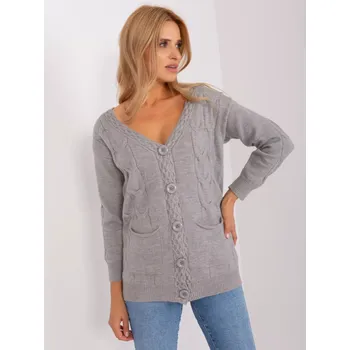 Dámský svetr Přepínač AT SW 2241.36P šedá jedna velikost