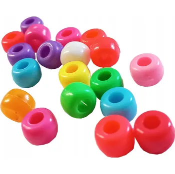 Dětské navlékací korálky Pastelové korálky 8 mm - 20 ks