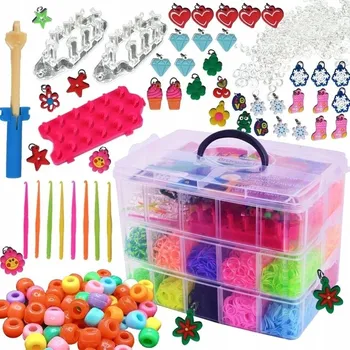 kreativní sada Mega kreativní sada gumiček pro výrobu náramků 15500 kusů XXXL