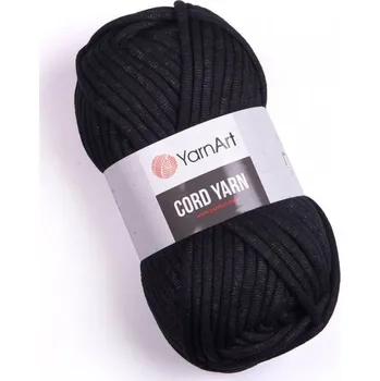 Příze Bavlněná šňůra s jádrem - 750 černá