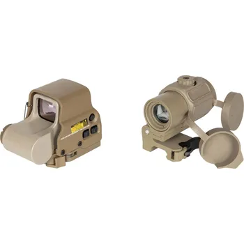 Kolimátor Kolimátor XPS 3-2 + Magnifier G43 se zvětšením 3x - pískový TAN, JJ Airsoft