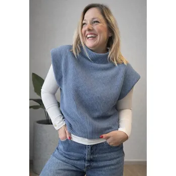 Dámská vesta Tedy's Pletená vesta Felicita Barva: Černá, Velikost: 38/40