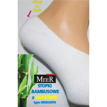 Pánské ponožky Bambusové ponožky - mokasínky 1018 bílá 39-42