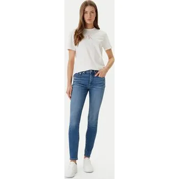 Dámské džíny Calvin Klein Jeans Jeansy LV047F704G Modrá Skinny Fit 34