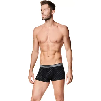 Pánská móda Zápasové boxerky 39331-99X Černá - Henderson XXL