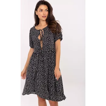 Dámské šaty Šaty D73771M30466A černobílé S