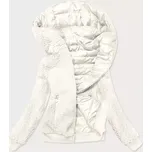 Oboustranná bílá dámská bunda "beránek" (H-989-82) odstíny bílé XL (42)