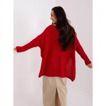 Dámský svetr Jumper TW SW BI 559.45 tmavě červená jedna velikost