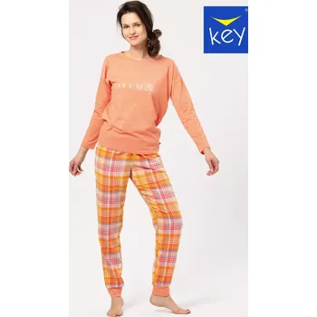 DÁMSKÉ PYŽAMO LNS 667 B24 oranžová S