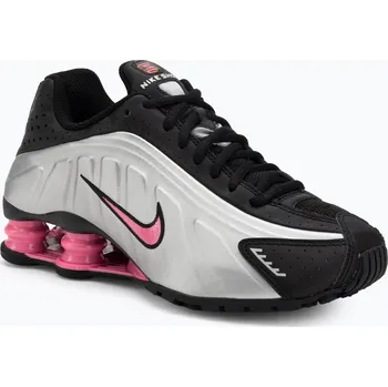 Chlapecké tenisky Boty Nike Shox R4 black/pinksicle/metallic silver