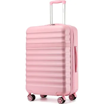 Kono 2484 Kufr spinner 65cm Růžový ABS/Polykarbonát Rozšířitelný