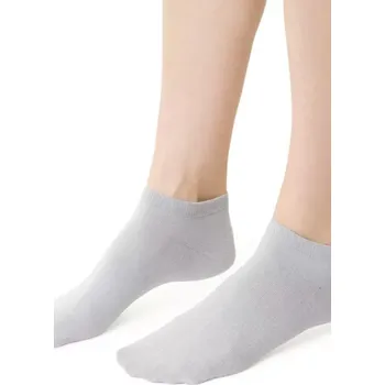 Pánské oblečení Hladké dámské ponožky 052 Ash 35-37