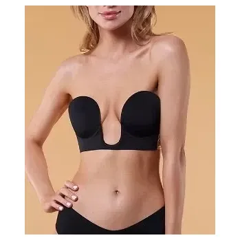 Dámské oblečení Samodržící dámská podprsenka Julimex V!BRA Černá B