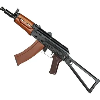 Airsoftová zbraň E&L AKS-74UN, Essential (Mosfet Verze) - Dřevo