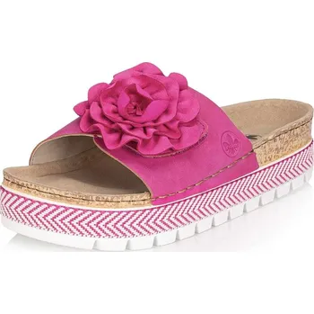 Dámské pantofle Dámské nazouváky RIEKER 69562-31 růžová S6 42