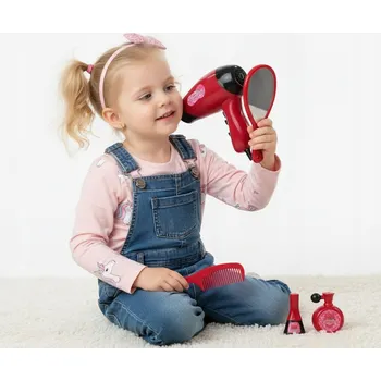 Doplněk pro panenku KADEŘNICKÁ SADA PRO HOLČIČKU FÉN ZRCÁTKO PRO PANENKY