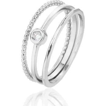 Prsten Bealio BEALIO 14242 Stříbrné prsteny 3v1 Velikost prstenu: 59 03-14242-3966