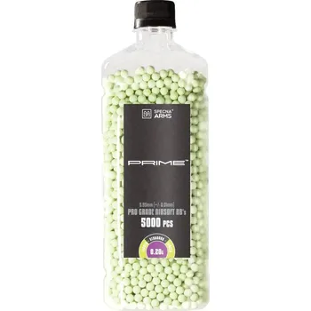 Airsoftová kulička Airsoftové kuličky Specna Arms PRIME™ 0,20g, 5000bb, láhev, nasvětlující zelené