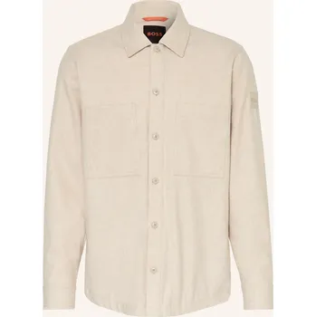 Boss Pánská Svrchní Košile Locky, světle hnědá, 42