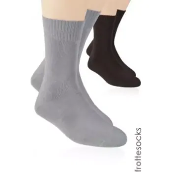 Pánské froté ponožky 015 grafit 41-43