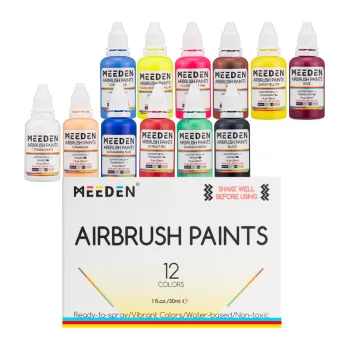 Sada barev pro airbrush Meeden 12x30ml