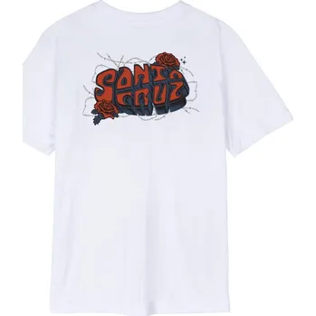 Dámské tričko SANTA CRUZ triko - Rose Wired White (WHITE) velikost: 6