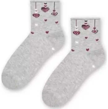 Pánské oblečení Dámské ponožky Steven 136001 Sv. šedá 35/37