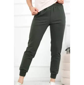 Dámské kalhoty Dámské teplákové kalhoty OFF PINK khaki L