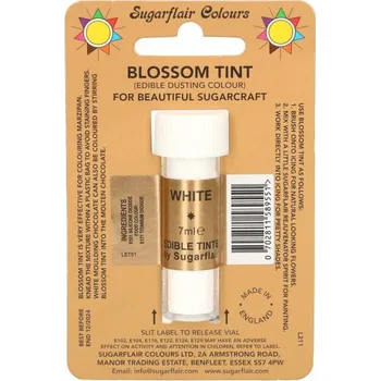 Sugarflair Anglie Jedlá prachová barva white 7ml - Sugarflair | Skvělé pro Váš domácí dort