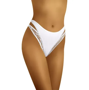 Dámské spodní prádlo Dámské kalhotky Fiki bílé - Wol-Bar L