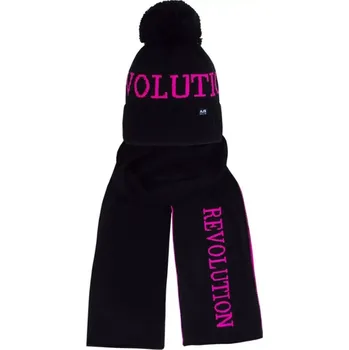 Dívčí oblečení ČEPICE+ŠÁTEK 46-488 BLACK-ROW 52-56