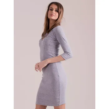 Dámské šaty Šaty CZ SK 4485.55 šedá S