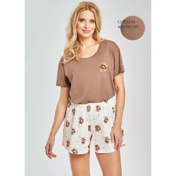 Pyžamo Taro 3526 Coco kr/r S-XL W26 čokoláda L