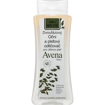 Bione Cosmetics Avena Sativa dvoufázový odličovač na obličej a oči 255 ml